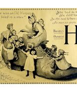 Hornby&#39;s Oatmeal Old Woman In A Shoe 1894 Advertisement Victorian XL DWII11 - €42,92 EUR