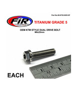 TITANIUM KTM 0015060253 COLLAR SCREW M6 X25mm 150XC-W TPI, 450XC-F, XC-W... - $13.86