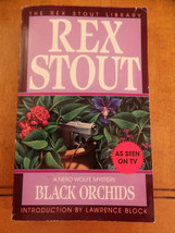 Black Orchids by Rex Stout a Nero Wolfe Mystery from Bantam in 1992 VG+ - £4.75 GBP