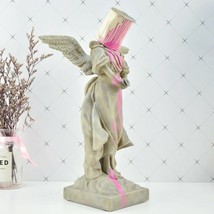 Paint Poured Angel Banksy Street Art Resin Statue Figurine For Home Décor - $249.00