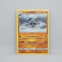Pokemon Crabominable Burning Shadows 74/147 Rare Stage 1 Fighting TCG Card - $0.99