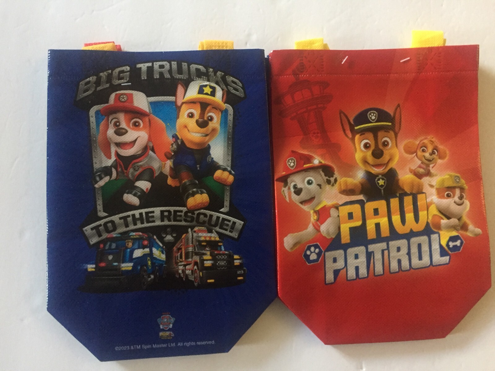 NEW Paw Patrol 8&#39;&#39; x 7&#39;&#39; Bags (4 Total) - $11.66