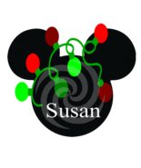 Susan Font 1smp-Digital ClipArt-Mouse-Gift Tag-T shirt-Holiday-Christmas - $37.17 MXN