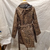 Capelli New York Women&#39;s 100% Polyester Leopard Print Rain Jacket, Size S - £39.46 GBP