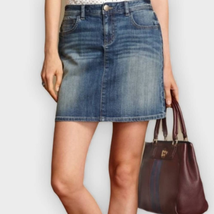 TOMMY HILFIGER denim jean skirt size 12 summer casual Y2K - £14.47 GBP