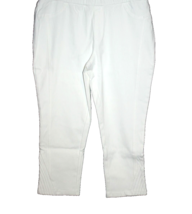 H by Halston Ultra Knit Crop Pants Bright White Petite 16 16P NEW in Bag 34X23 - £14.43 GBP