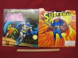 Batman Superman Four Exciting All New Action Adventure Stories 1975 LP Albums - £19.87 GBP