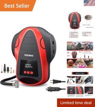 Tire Inflator Air Compressor, Portable DC/AC Air Pump for Car Tires 12V ... - $47.35