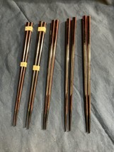 5 Set Brown Authentic Chopsticks 8.75” - £7.41 GBP