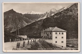 RPPC 1950 Strada Del Tonale Albergo Locatori Trentino Italy Vintage Postcard - $48.37