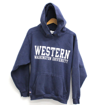 Vintage Western Washington University Vikings Hooded Sweatshirt Small - £66.67 GBP