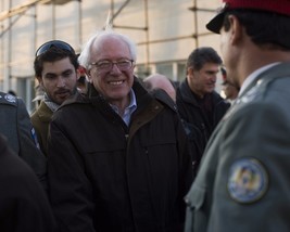 Senator Bernie Sanders with Afghan police officers in Kabul 2011 Photo P... - $8.81+