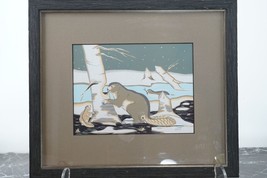 Percy Tsisete Sandy Kai Sa(1918-1974) Handmade silkscreen print - £74.38 GBP