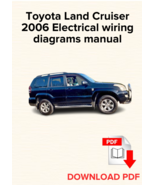 Toyota Land Cruiser 2006 Electrical wiring diagrams manual - €15,41 EUR