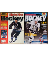 The Sporting News Hockey Yearbook 2 Piece Lot, 1998, 2008, Crosby, Messi... - $9.89