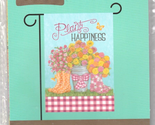 Rain or Shine 1.04-ft W x 1.5-ft Plant Happiness Yard Porch Garden Flag ... - £6.35 GBP