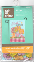 Rain or Shine 1.04-ft W x 1.5-ft Plant Happiness Yard Porch Garden Flag ... - £6.27 GBP