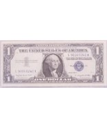 Lot: 1957 &amp; 1957A $1 Dollar Silver Certificate Blue Seal Notes, Old Pape... - £11.75 GBP