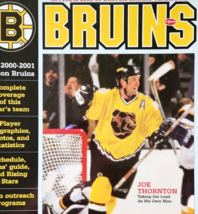 2000-01 Boston Bruins Official Yearbook Joe Thornton Vintage NHL Hockey ... - €17,15 EUR