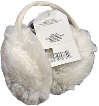 Fuzzy White Cute Ear Muffs Head Band—One Size Fits Adults—NEW—SHIPS IN 2... - $28.59