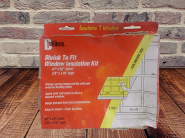 RCR Dennis Comfort Seal - Shrink To Fit Window Insulating Kit 42&quot;x62&quot; - £7.56 GBP