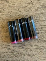 4 x NYX Lip Smacking Fun Colors NEW Chaos Frappucino Hot Pink Chic Lot of 4 - $18.61