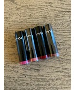 4 x NYX Lip Smacking Fun Colors NEW Chaos Frappucino Hot Pink Chic Lot of 4 - £14.63 GBP