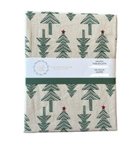 The Farmhouse Rachel Ashwell Christmas Tree Tablecloth 60”x 102” Oblong - £31.26 GBP