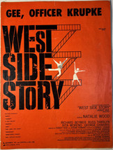 Gee, Officer Krupke from West Side Story - 1960 Vintage Sheet Music - £6.45 GBP