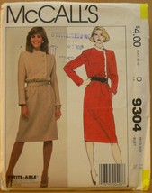 McCall&#39;s Pattern 9304, Size 14 ~ Tailored, Stylish Dress - Pattern UNCUT - £4.36 GBP