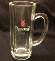 Vintage Heavy Heineken Glass Beer Mug Stein, Excellent condition - $15.95
