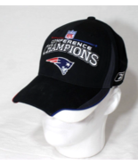 NFL Conference Champions Super Bowl XL-II Baseball Cap Hat New England P... - £10.04 GBP