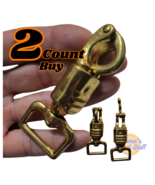 3 1/4&quot; Solid Brass panic snap with 1&quot; Strap hole on swivel. Quick releas... - $10.63