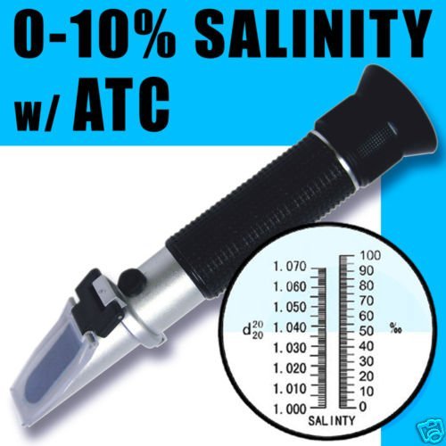 Automatic Temperature Compensation Sea Water Salt Salinity Refractometer... - $19.80