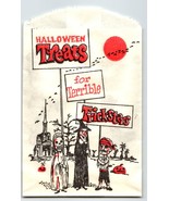 Trick Or Treat Halloween Candy Goodie Bag Witch Pirate Skeleton Bats Bla... - £10.31 GBP