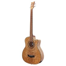 Acoustic Electric Bass Guitar 41&#39;&#39; Cutaway Electric Acoustic Bass 4 Strings W/EQ - £168.37 GBP