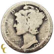 1921 Silber Merkur Dime 10C (About Gut, Ag Zustand - $38.54