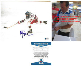 Mike Eruzione USA signed 1980 winter Olympics Hockey 8x10 photo Beckett ... - £78.68 GBP