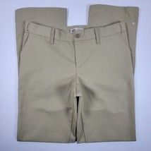 Dickies Crafted For Women Pants Size 4R Tan Trousers Flex Waist Band EUC - £13.56 GBP
