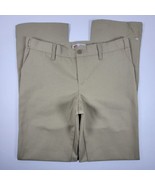 Dickies Crafted For Women Pants Size 4R Tan Trousers Flex Waist Band EUC - $16.96