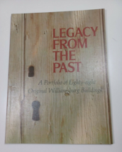 Legacy from the past original Williamsburg buildings 1975 paperback - £4.75 GBP