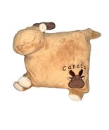 Canada Moose Mini Pillow  10" x 10" for pillow  Tan /Brown Very Cute Pre... - $13.70
