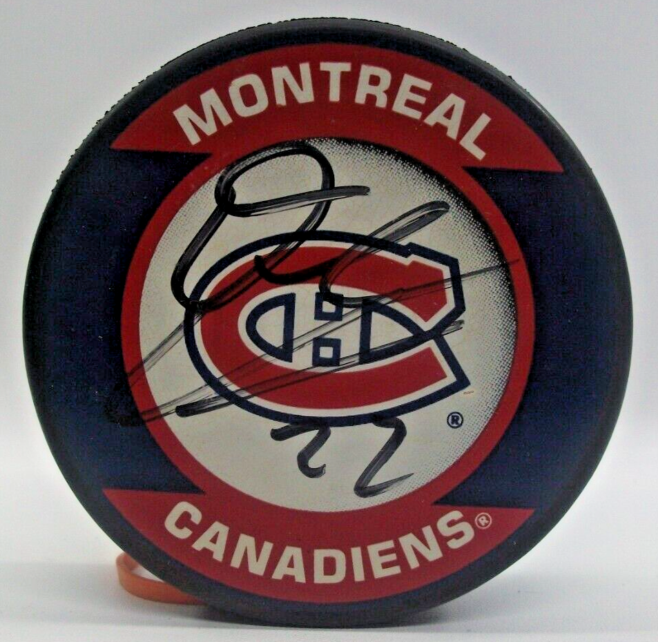 Primary image for Dale Weise Autographed Puck Montreal Canadiens 22 NHL Hockey
