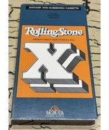 VTG Rolling Stone 20 Years of Rock &amp; Roll VHS Tape Movie January 1990 Sc... - $19.88 CAD