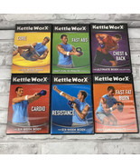 Kettleworx Kettlebell Workout Exercise Fitness DVD Lot Of 6 Cardio Abs C... - £16.23 GBP