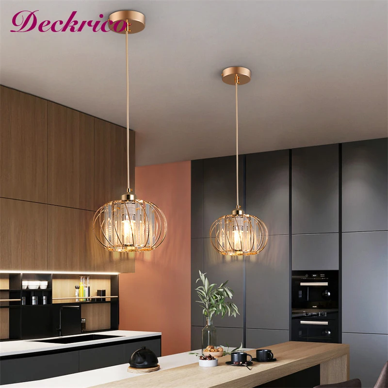 Modern Chandelier With E27 Bulb For Dining Room Bedroom Hanging Light Fi... - $50.14+
