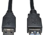 Tripp Lite U324-006-BK USB 3.0 Super Speed 5Gbps (A Male to A Female) Ex... - $20.31