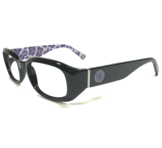 Coach Eyeglasses Frames SADIE S607 BLACK Purple Round Full Rim 49-19-130 - $55.97