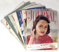 Lot of 7 Vintage Ladies Home Journal Magazines 1947 - 1955 Color Ads - £50.35 GBP