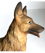 German Shepherd Dog Capodimonte 8&quot; Vtg Belgian Malinois Italy Porcelain - £101.19 GBP